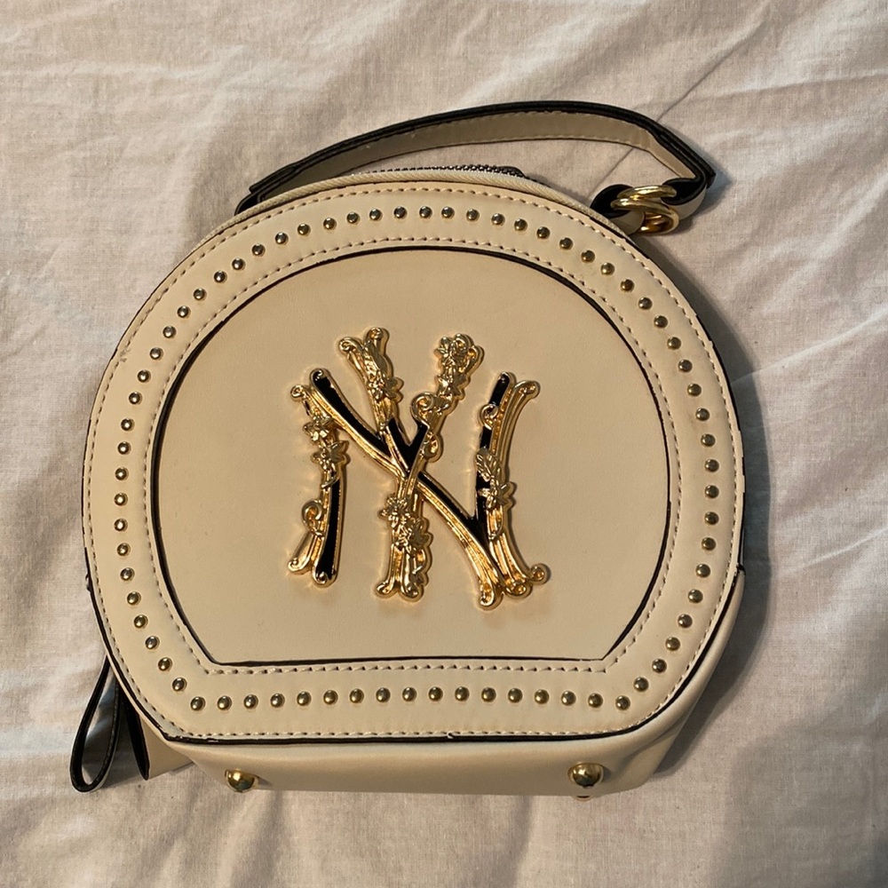 White handbag